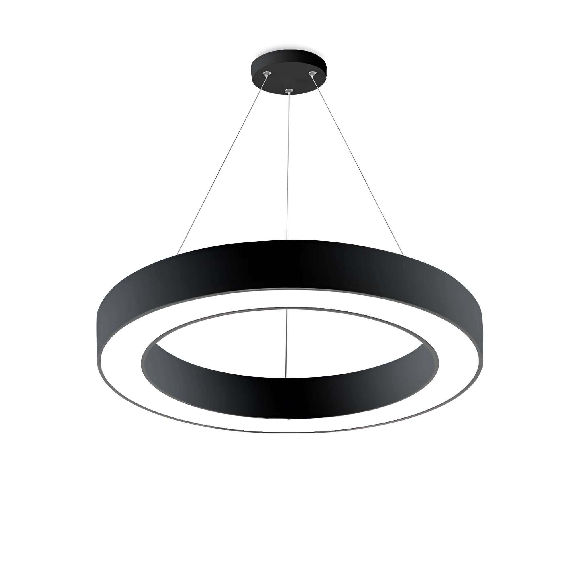 LED VISILICA OKRUGLA 36W CRNA 3CCT