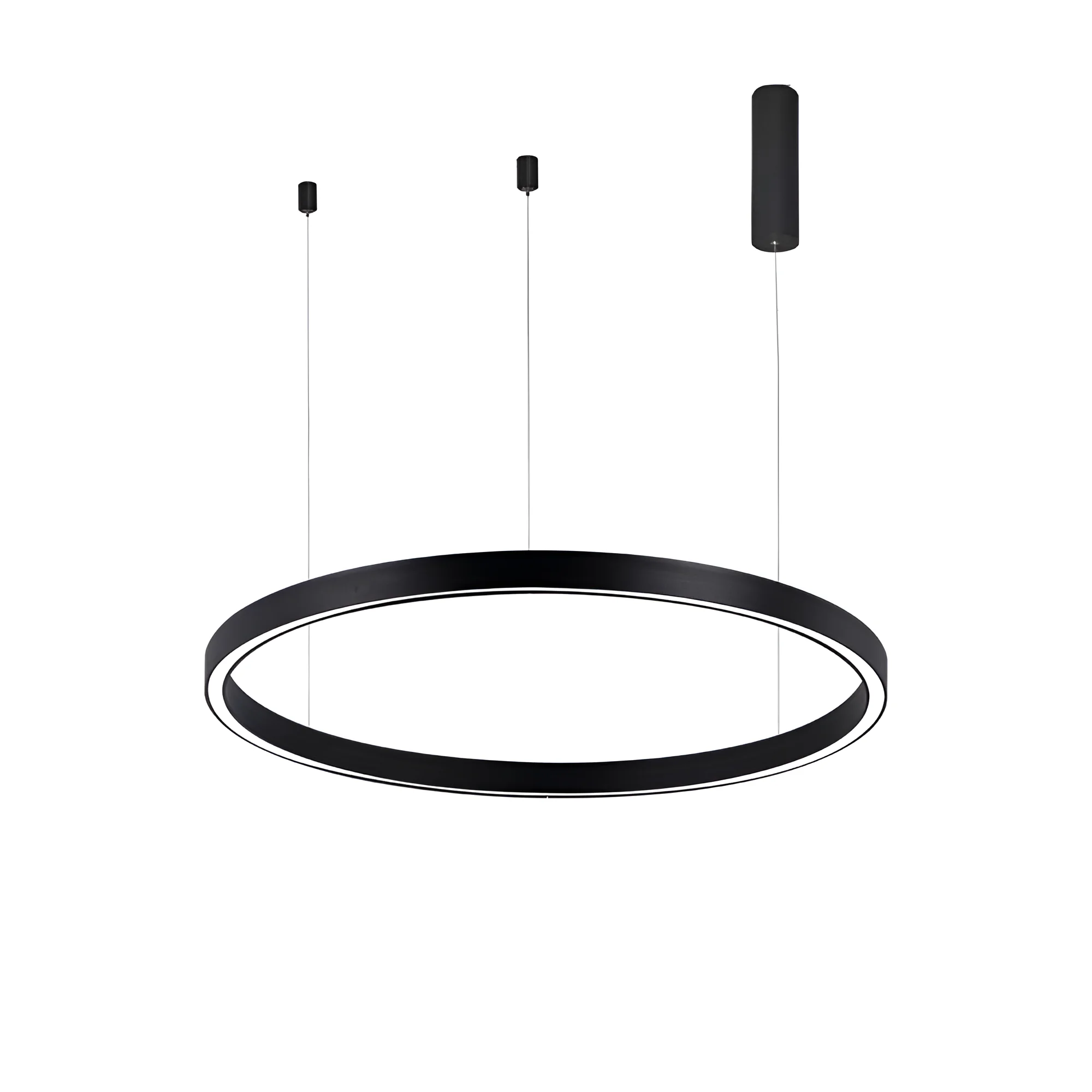 LED VISILICA OKRUGLA 45W CRNA 3CCT