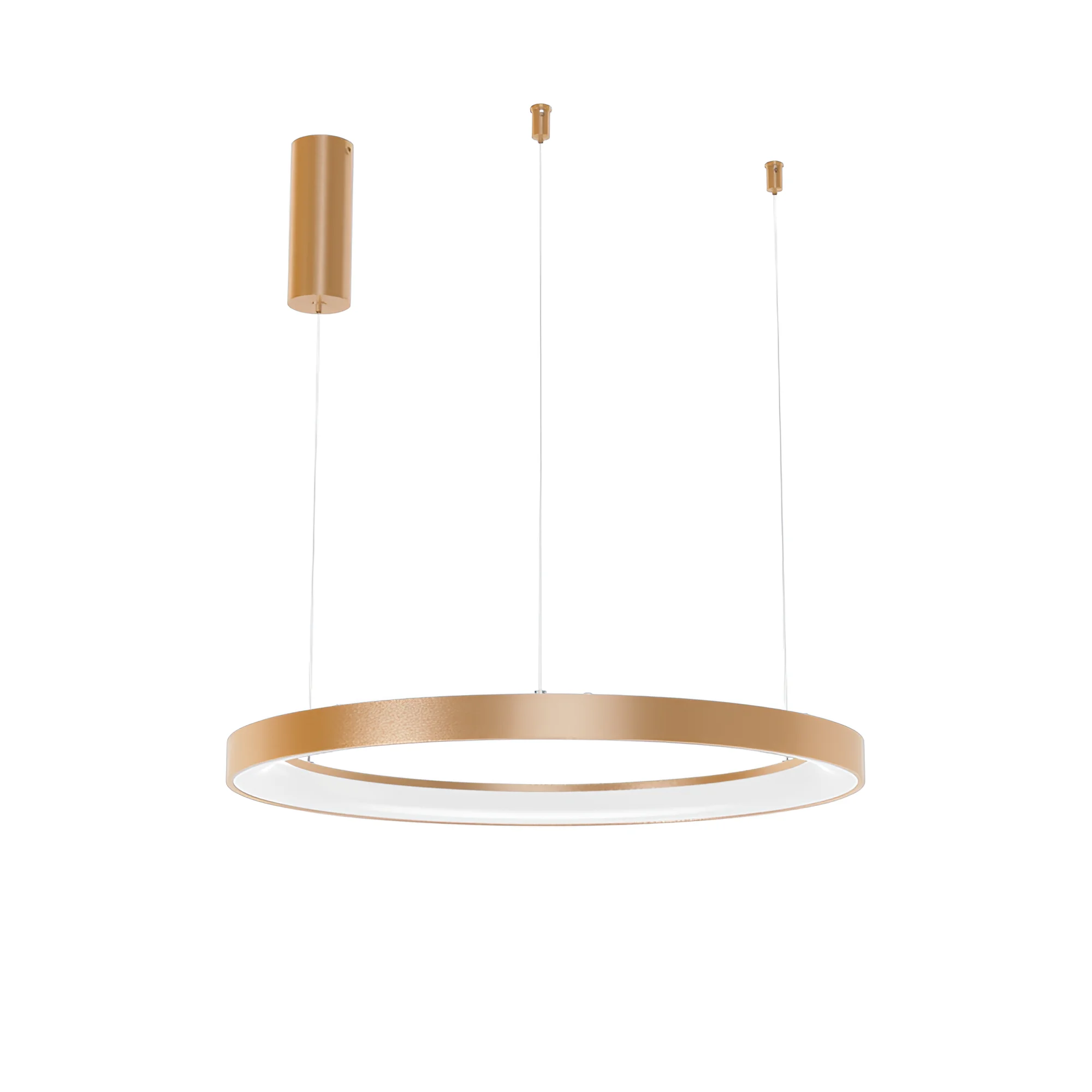 LED VISILICA OKRUGLA 36W ZLATNA 3CCT