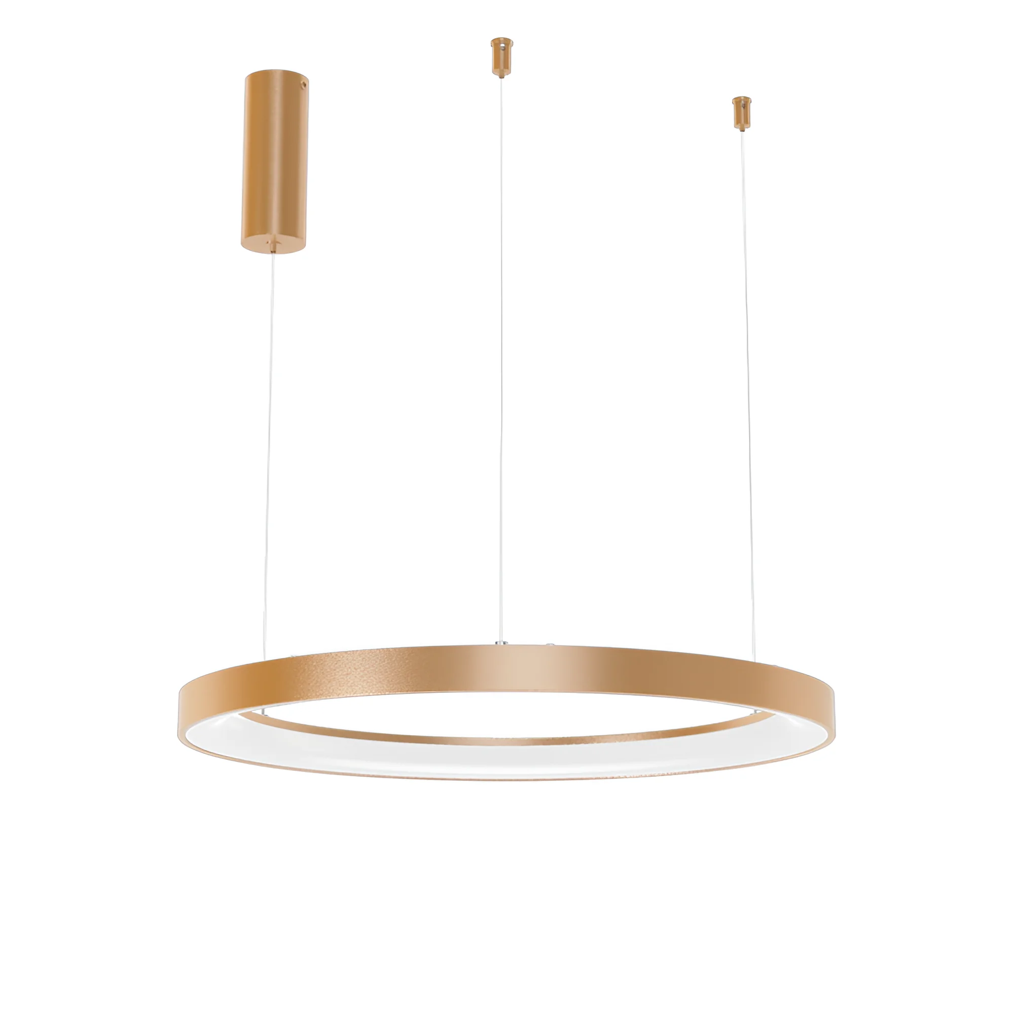 LED VISILICA OKRUGLA 46W ZLATNA 3CCT