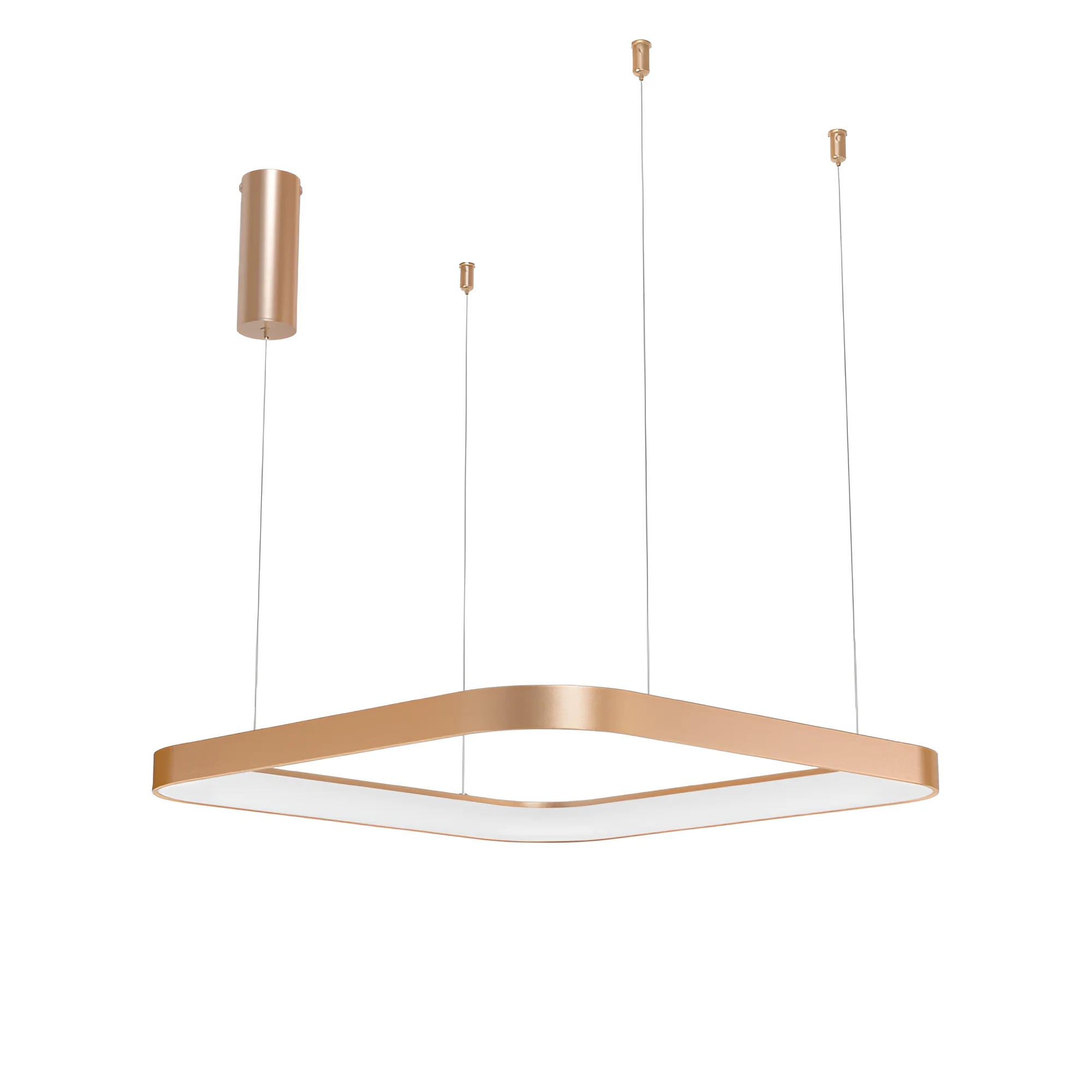 LED VISILICA KVADRATNA 46W ZLATNA 3CCT