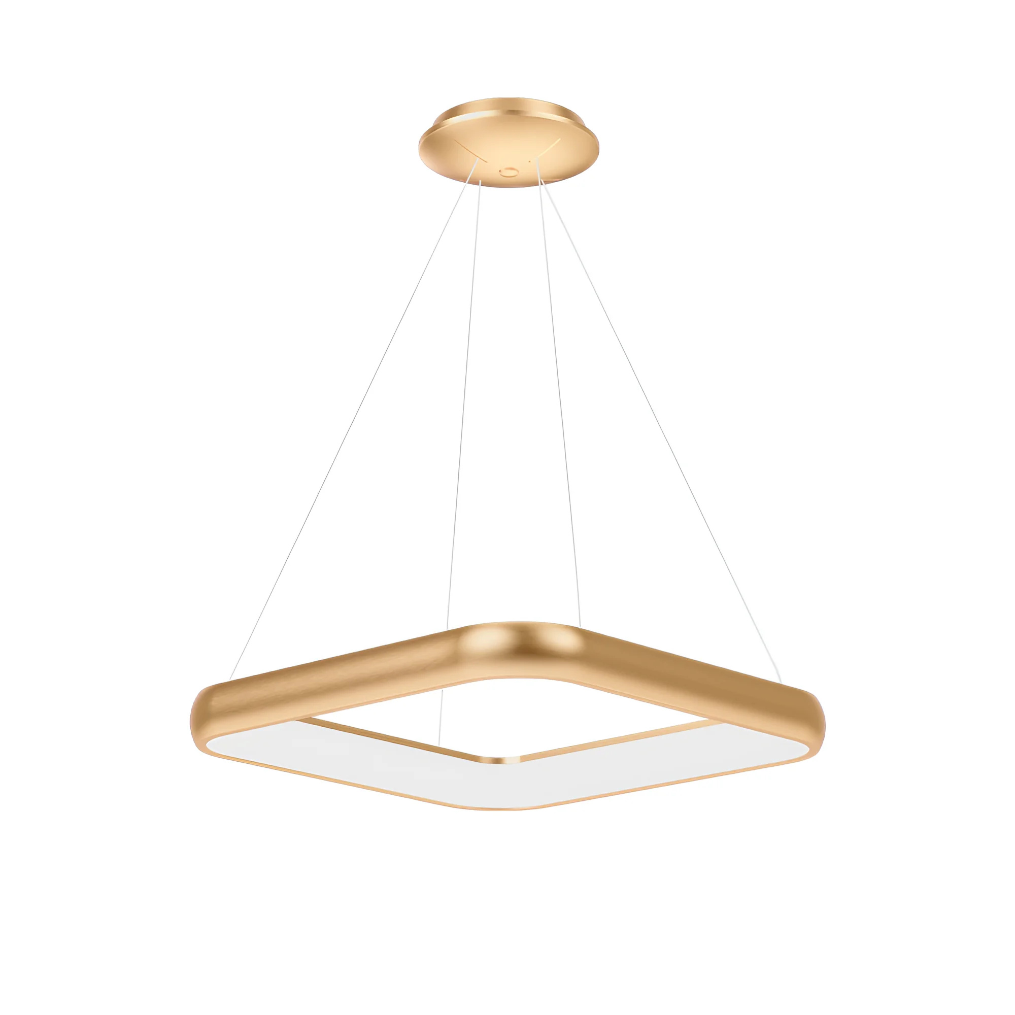 LED VISILICA KVADRATNA 46W ZLATNA 3CCT