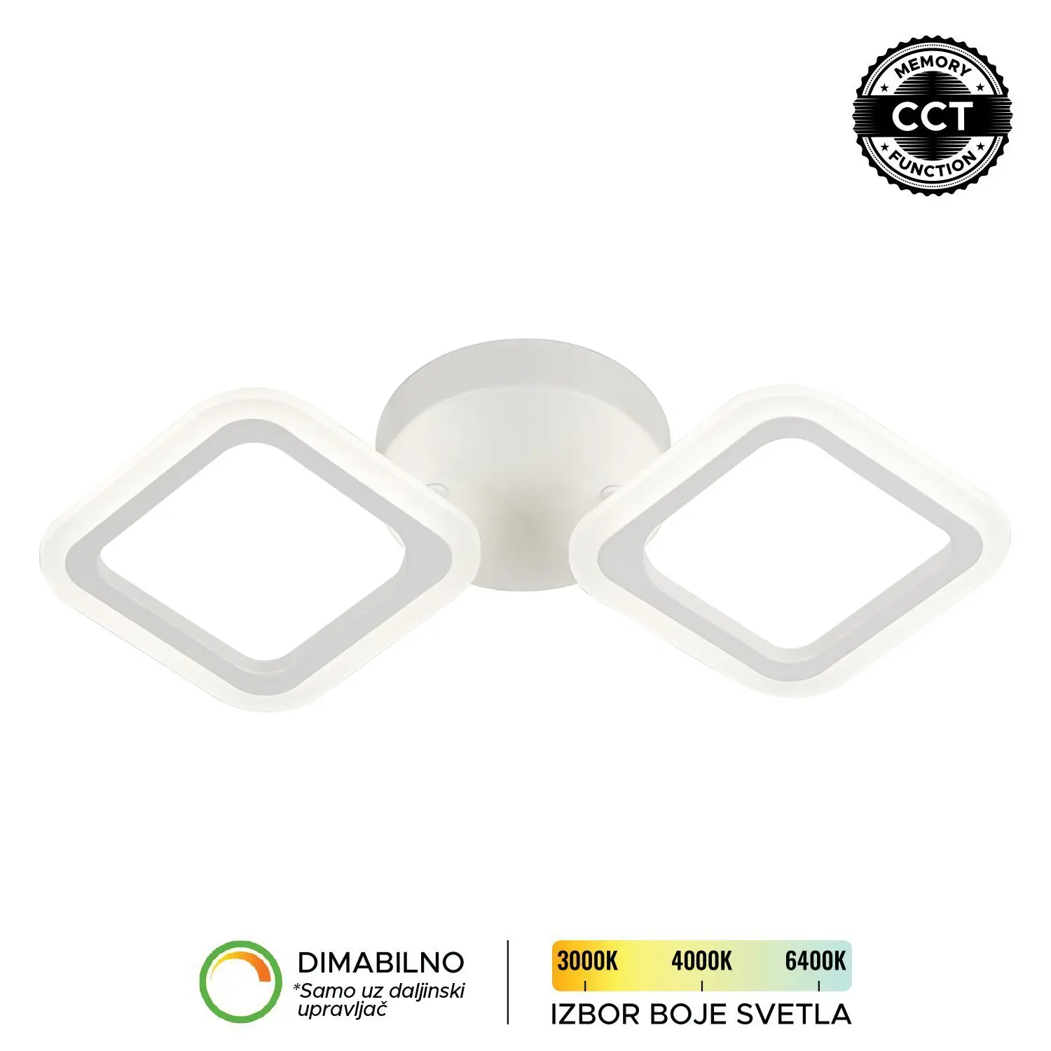LED plafonska lampa F2082-⁠20C WH