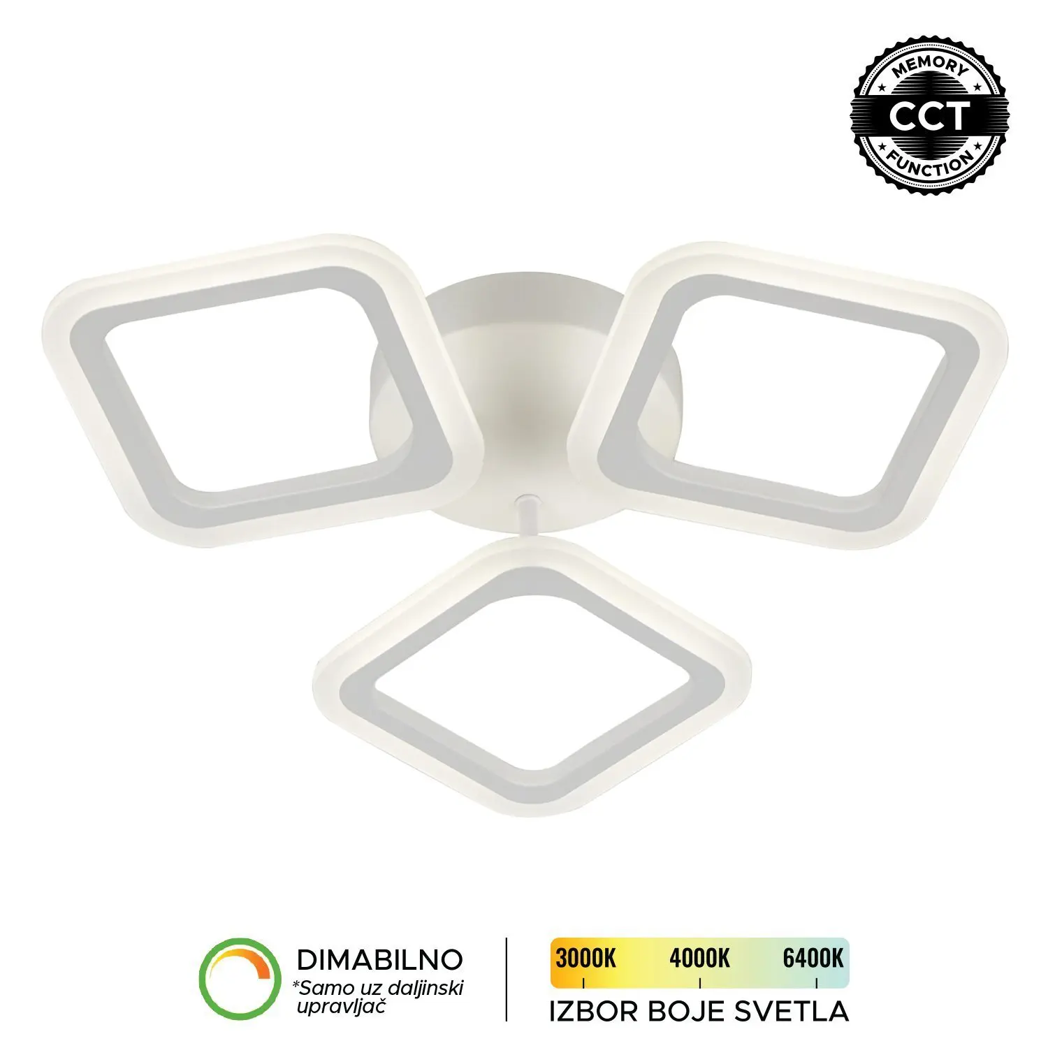LED plafonska lampa F2082-⁠30C WH