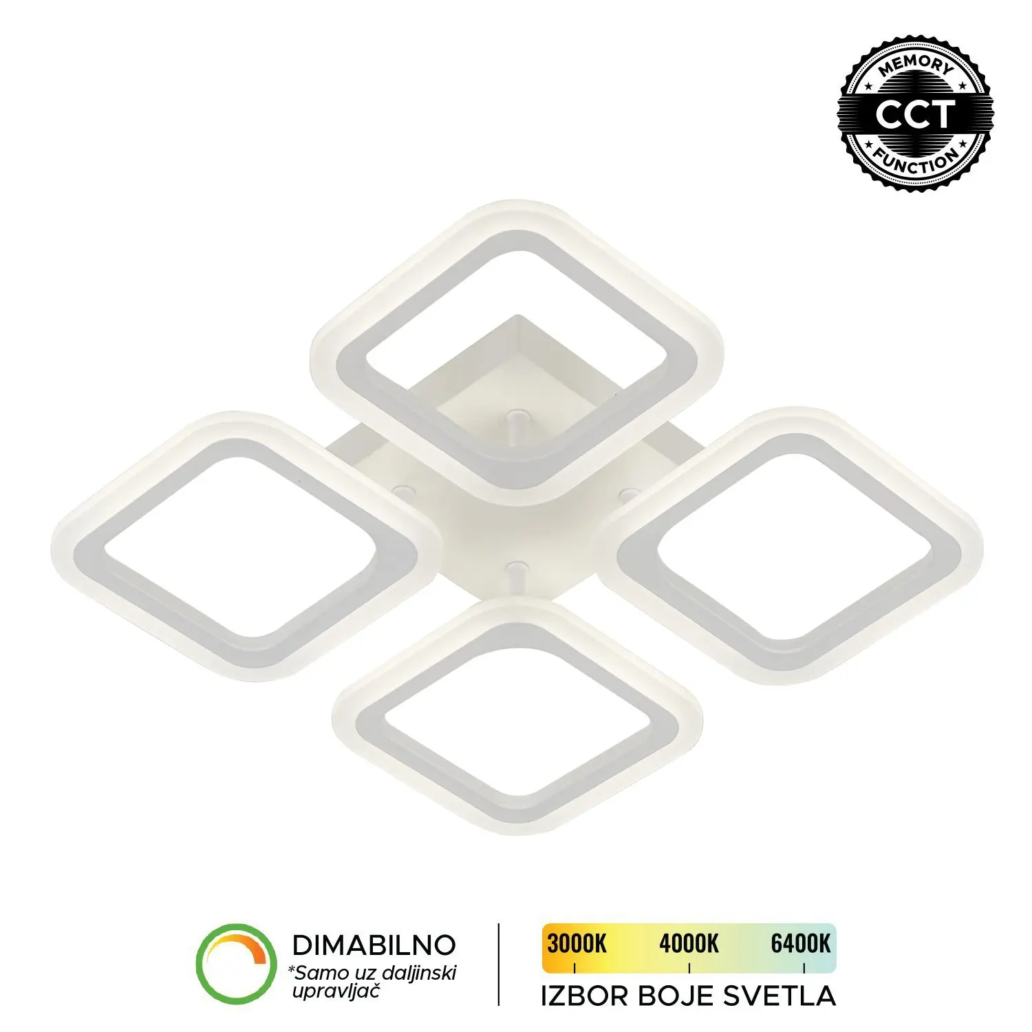 LED plafonska lampa F2082-⁠45C WH