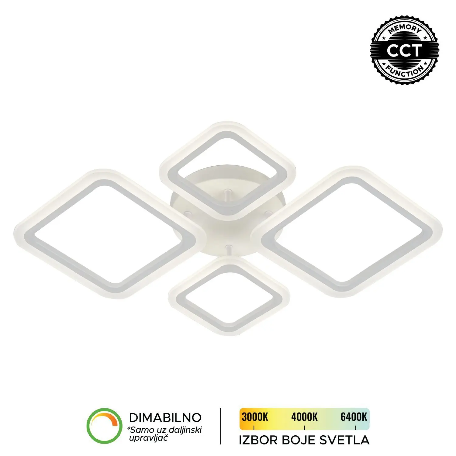 LED plafonjera F2082-⁠55P WH