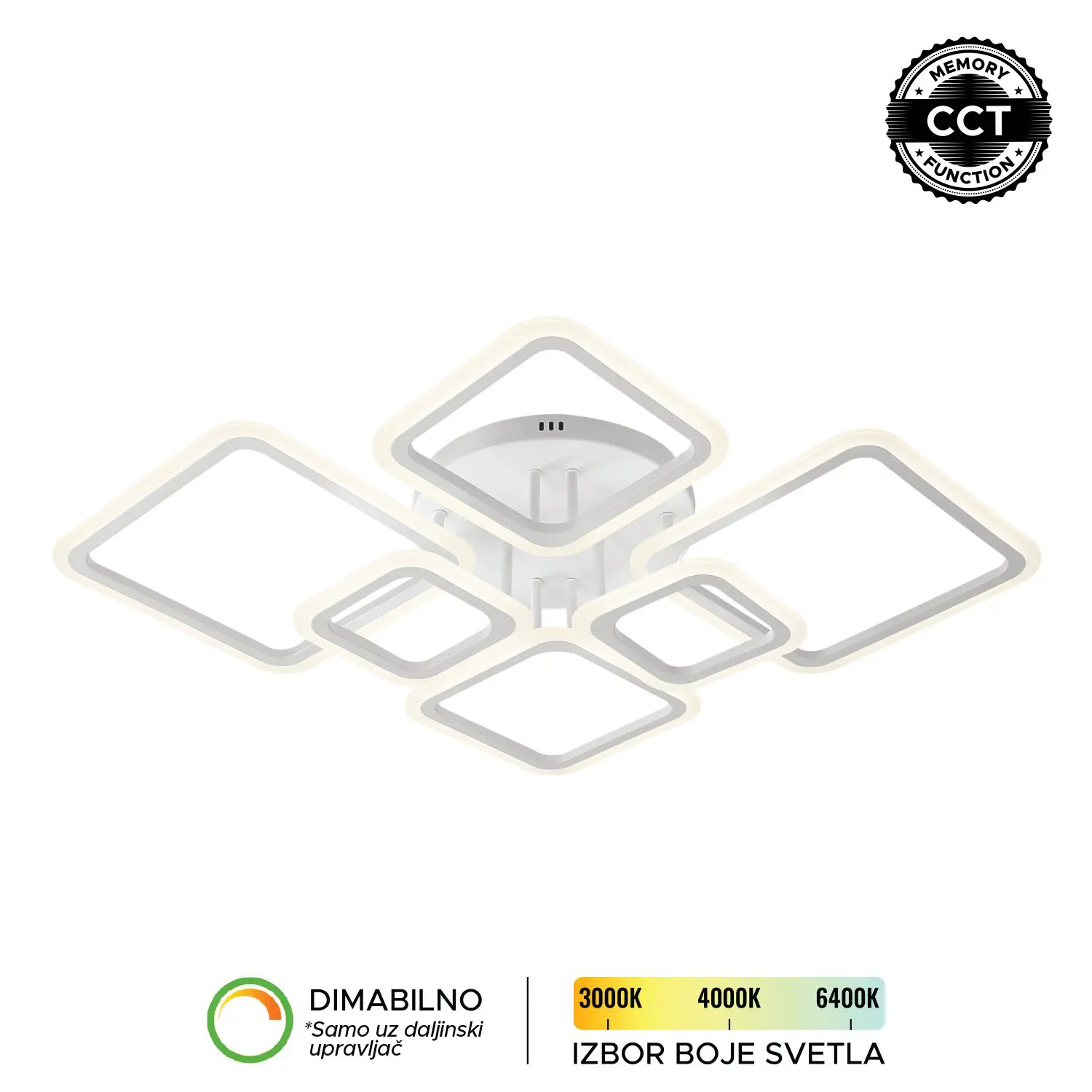 LED plafonska lampa F2082-⁠76C WH