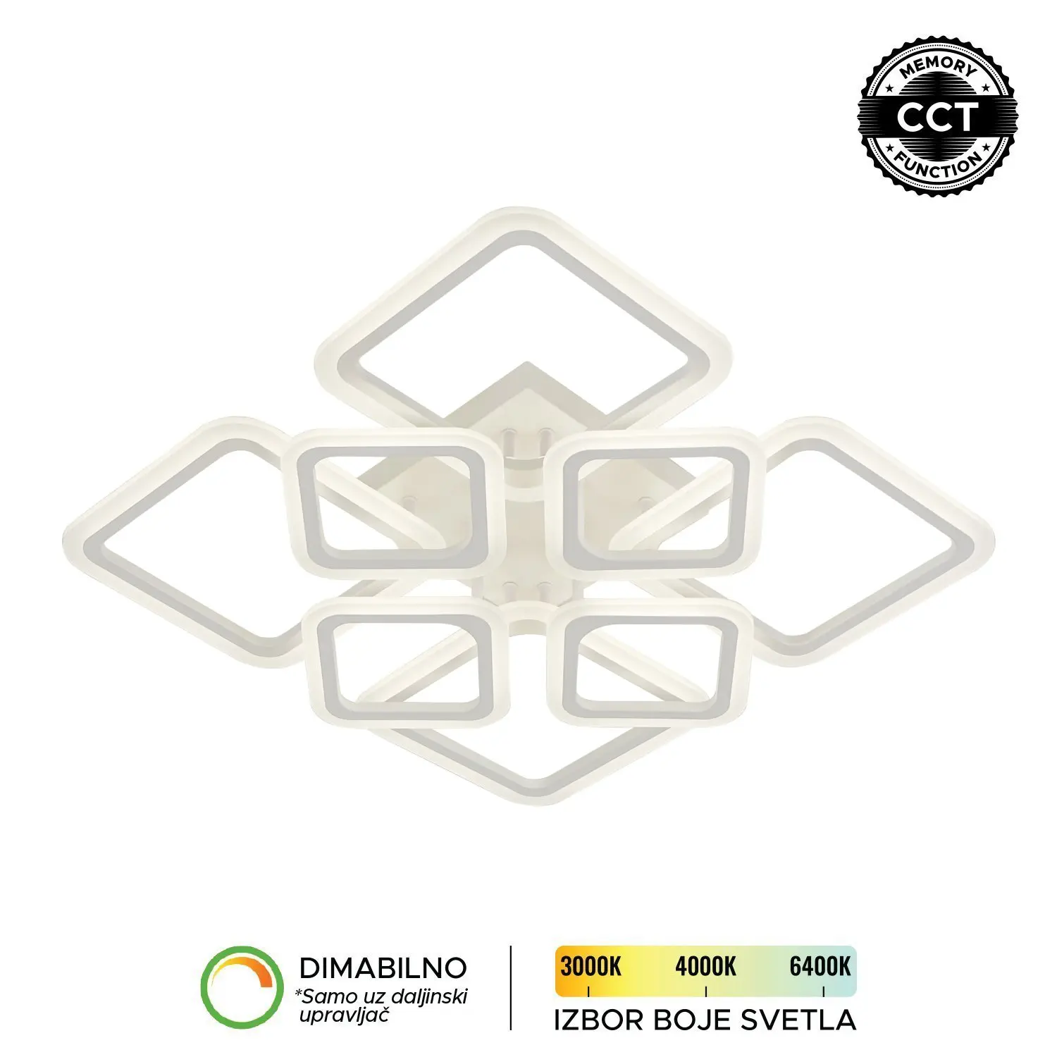 LED plafonska lampa F2082-⁠110C WH