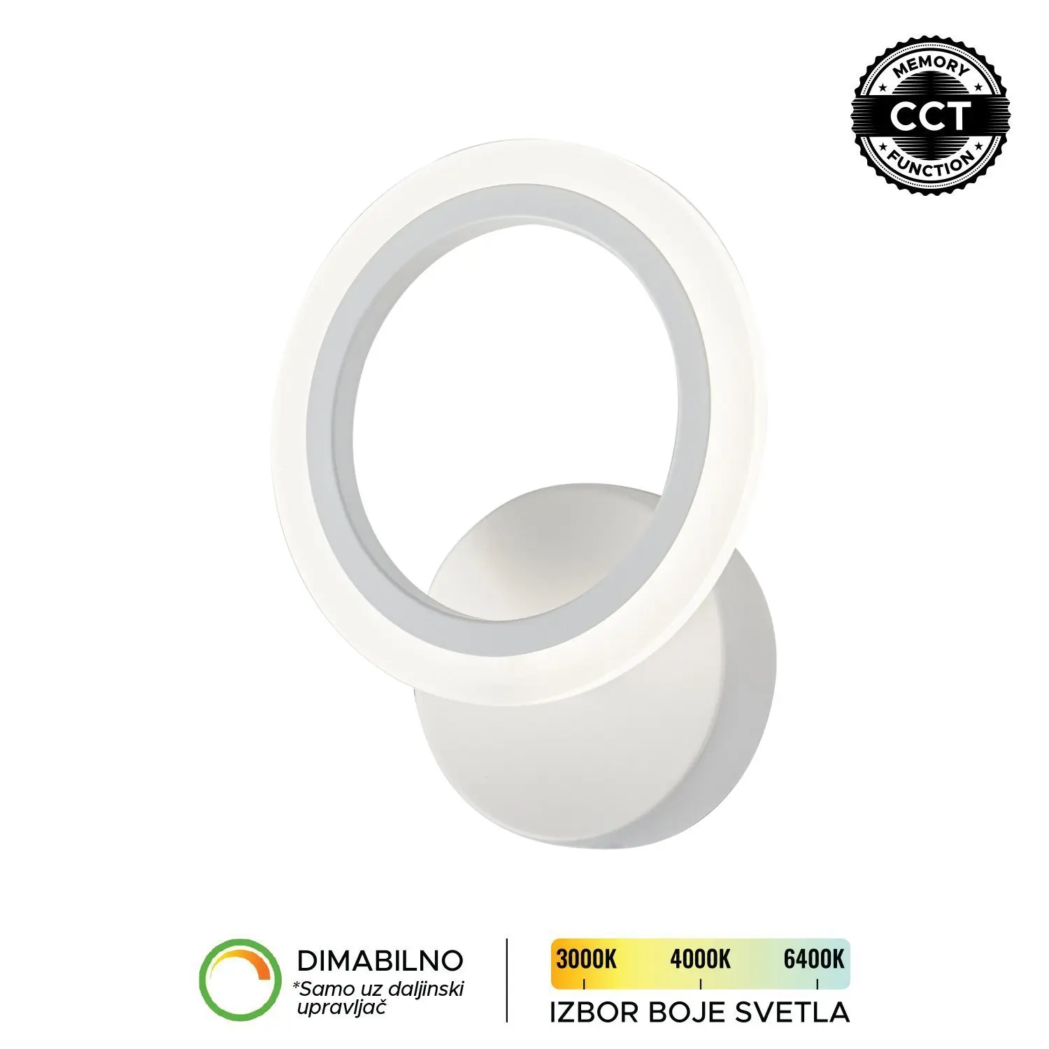 LED zidna lampa F2083-⁠10Z WH