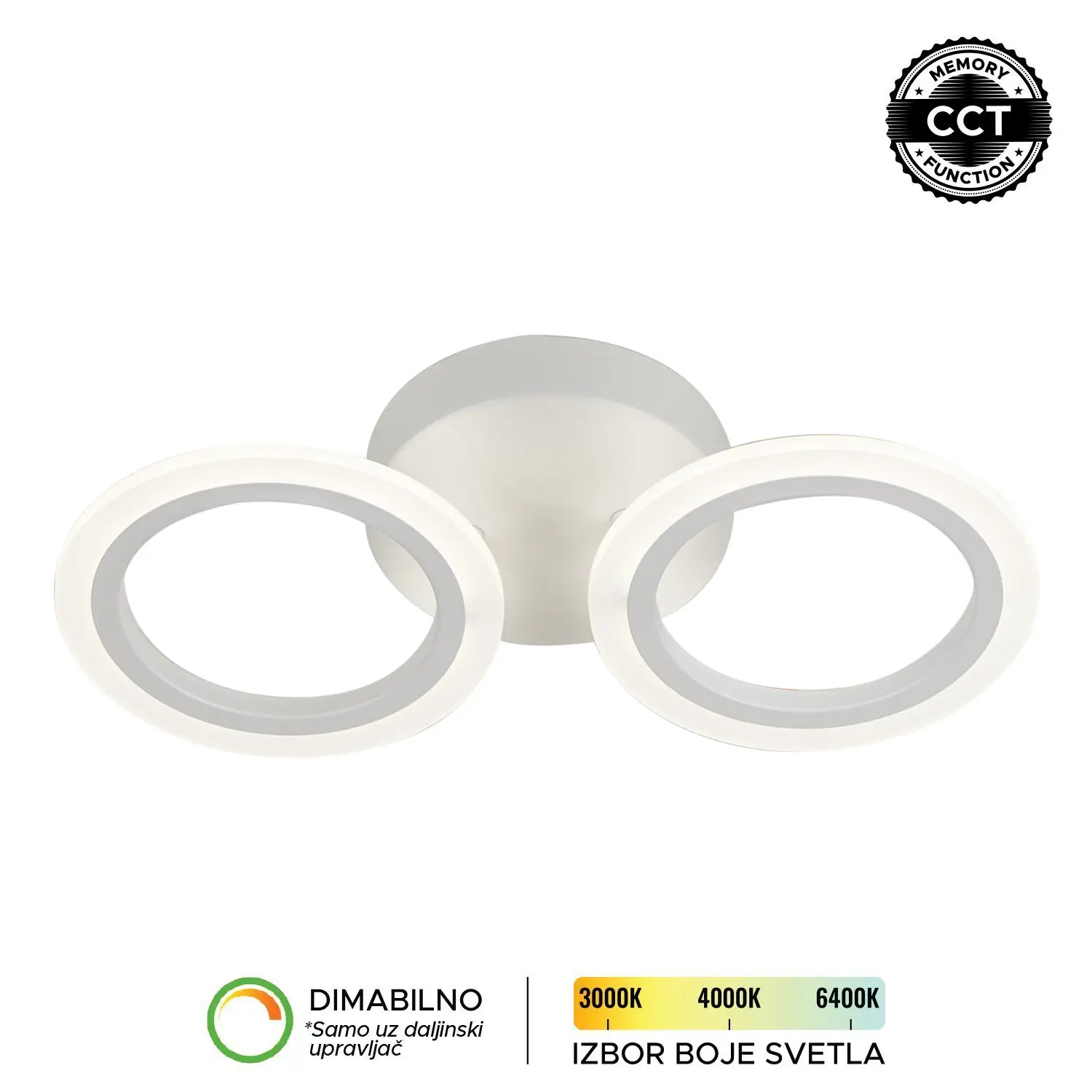 LED plafonska lampa F2083-⁠20C WH
