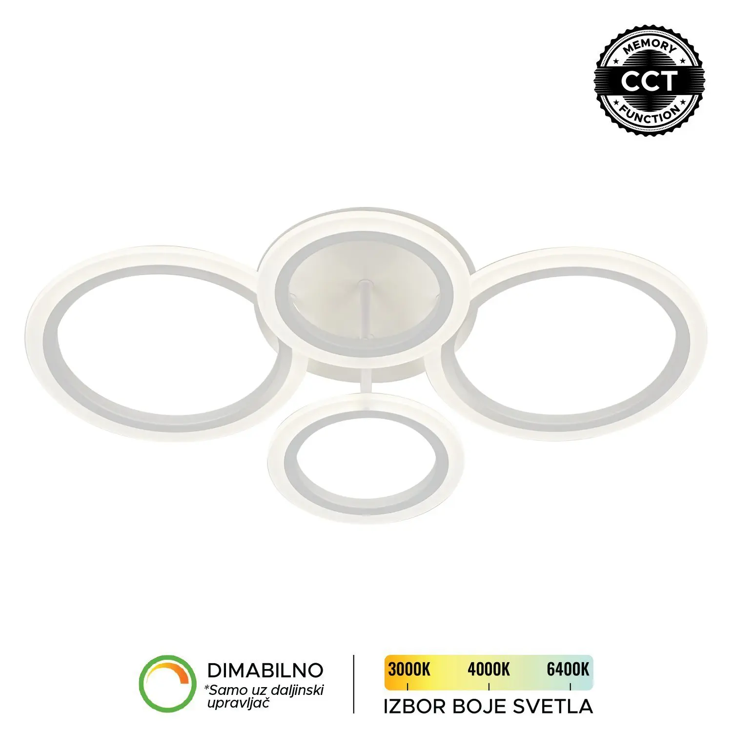 LED plafonjera F2083-⁠50P WH
