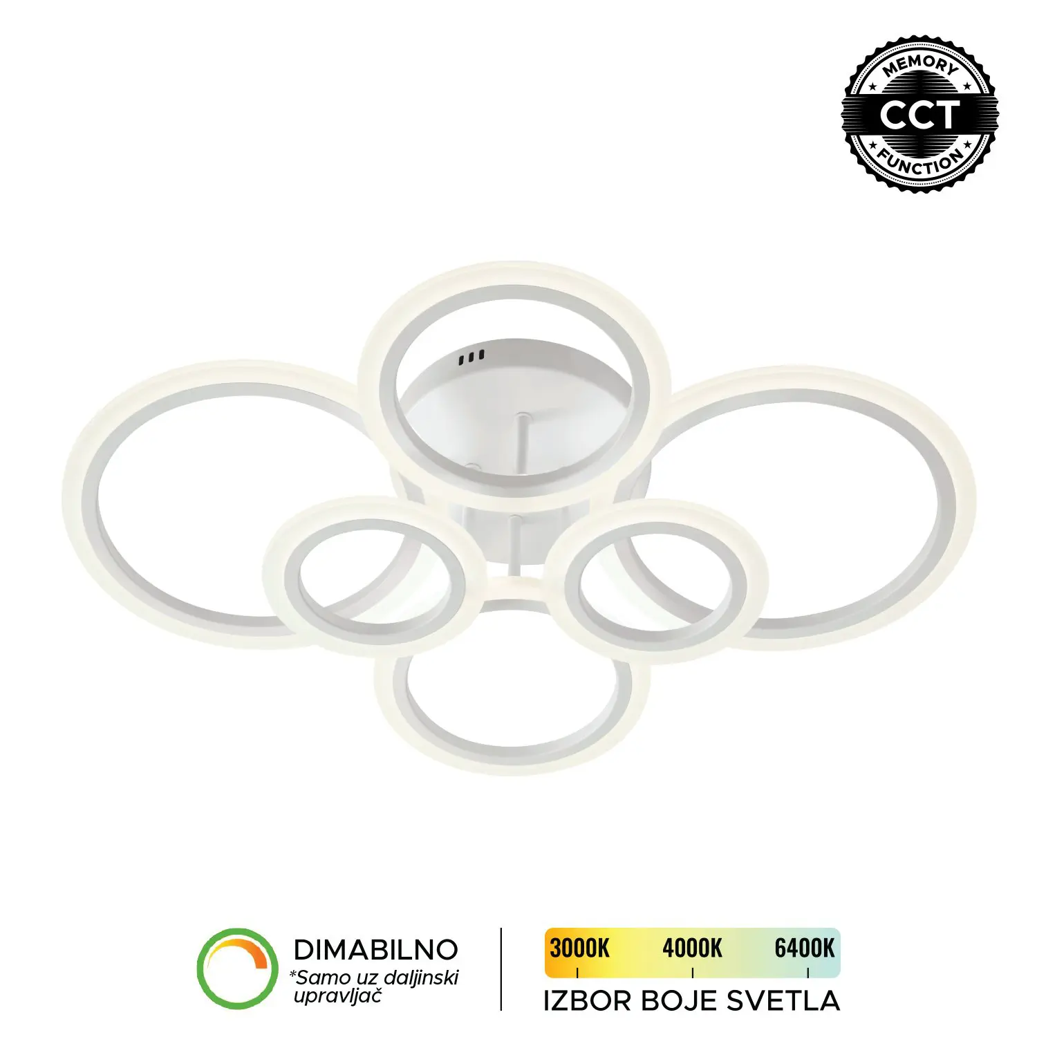 LED plafonska lampa F2083-⁠64C WH