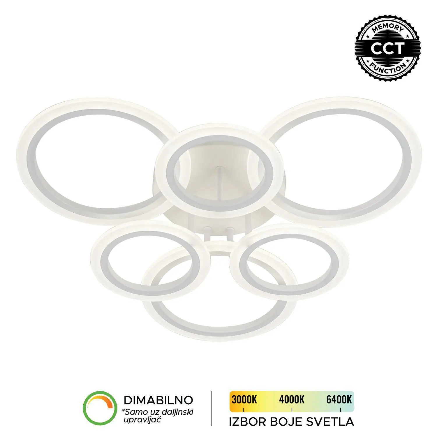 LED plafonska lampa F2083-⁠70C WH
