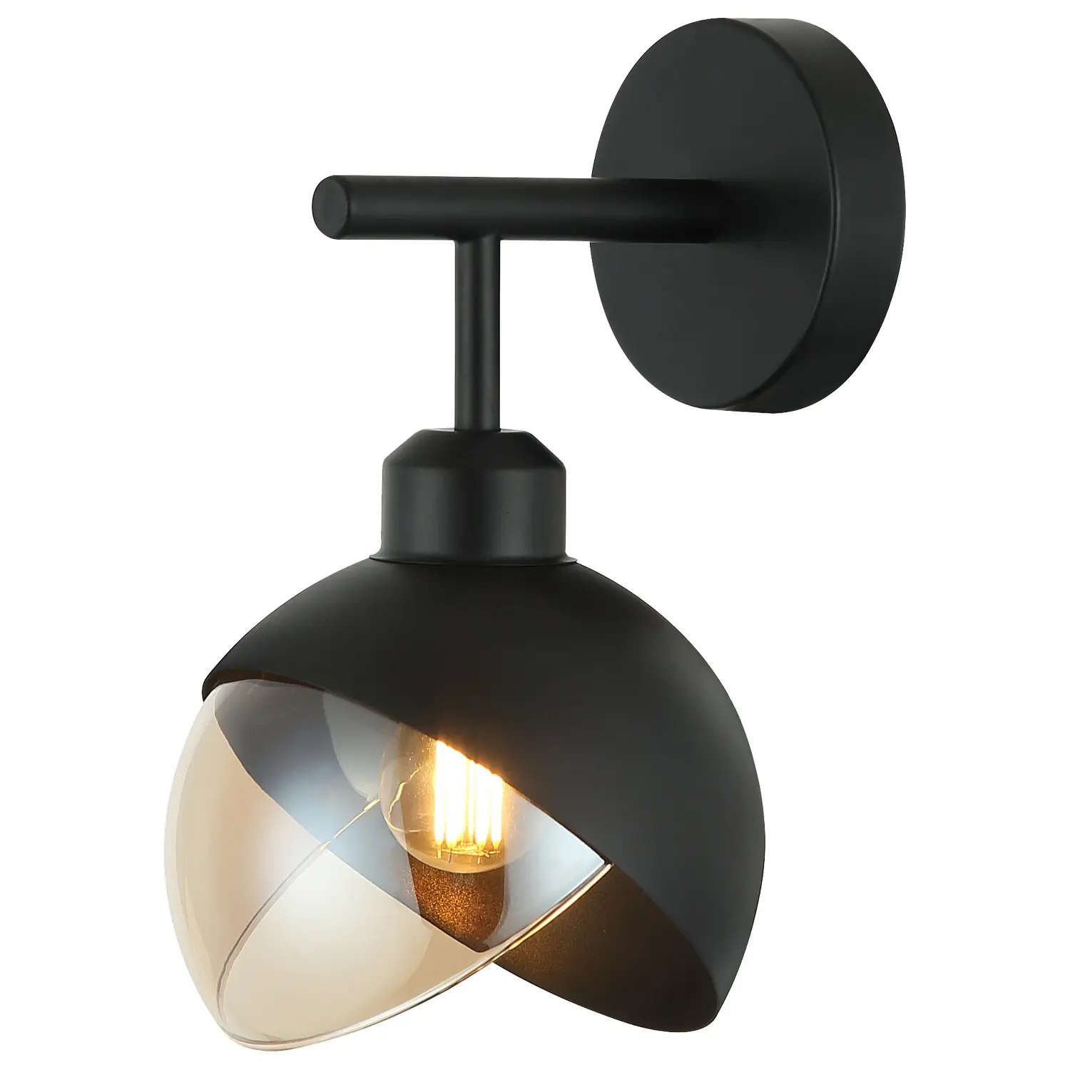 Zidna lampa F7036-⁠1Z BK+AM